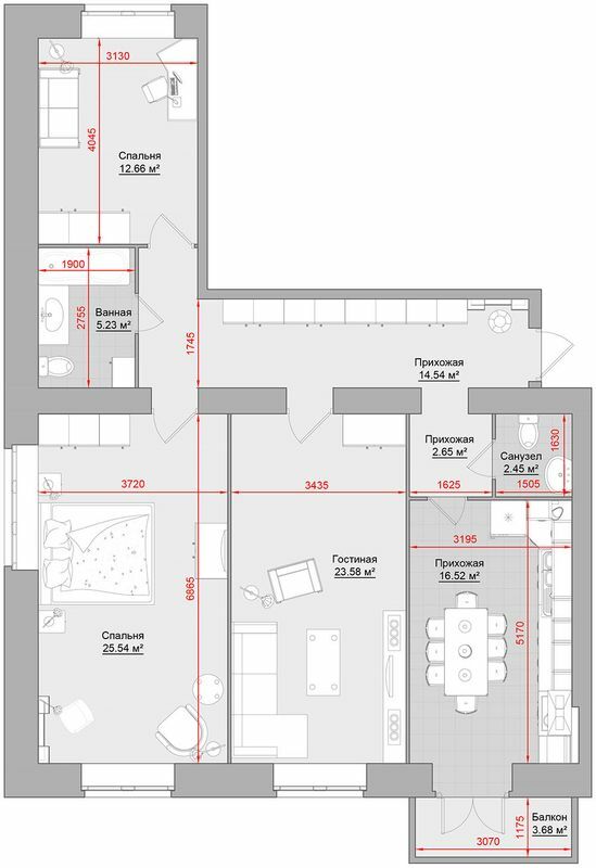 3-кімнатна 107 м² в ЖК на вул. Майора Борищака, 17/48 від 18 450 грн/м², м. Кременчук