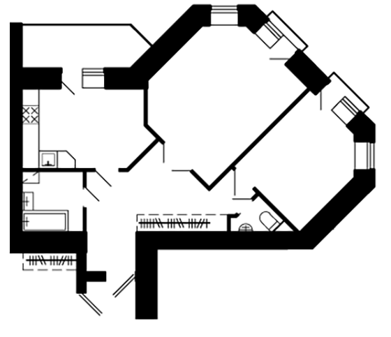 2-кімнатна 61.45 м² в ЖК на вул. Тролейбусна, 4 від 18 500 грн/м², Тернопіль