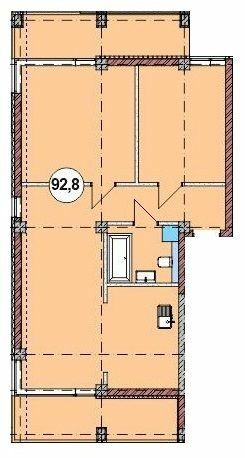 2-кімнатна 92.8 м² в ЖК Club City від 19 100 грн/м², Херсон