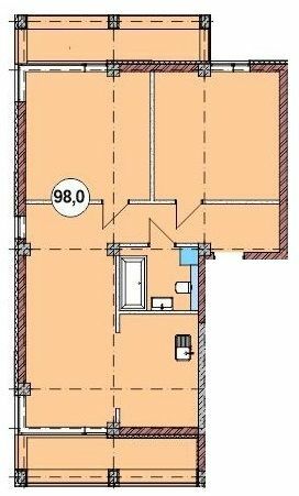 2-комнатная 98 м² в ЖК Club City от 19 100 грн/м², Херсон