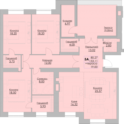 5+ комнат 171.11 м² в ЖК Греків Ліс от 16 950 грн/м², г. Умань