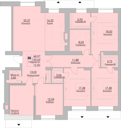 5+ кімнат 168.12 м² в ЖК Греків Ліс від 20 150 грн/м², м. Умань