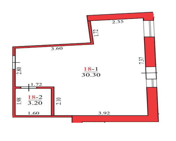 1-кімнатна 33.5 м² в ЖК Конторський від 23 650 грн/м², Харків