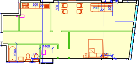 2-комнатная 82.27 м² в ЖК Central Park от 34 500 грн/м², Днепр