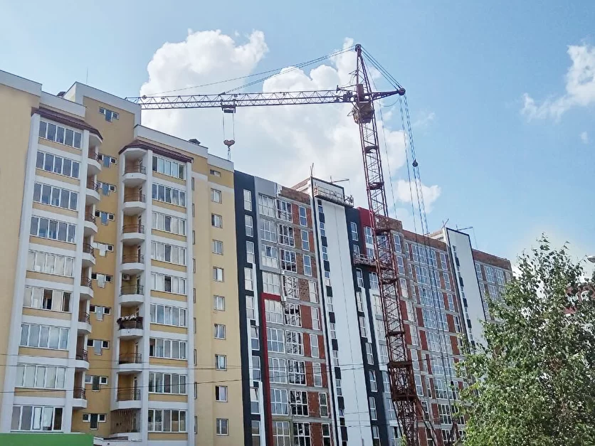 Ход строительства ЖК Гостомель Сити, июль, 2021 год