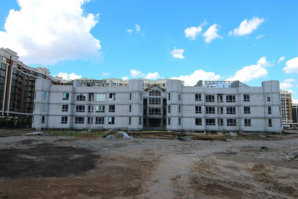 Ход строительства ЖК София Сити, июль, 2021 год