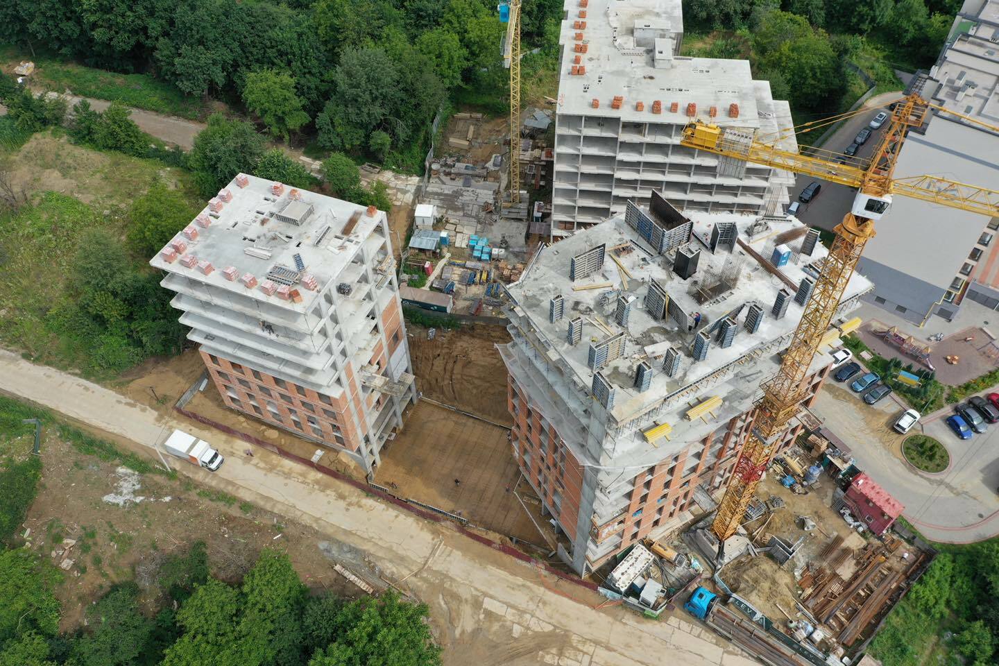 Ход строительства ЖК ARTHOUSE park, июль, 2021 год