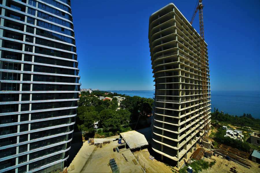 Ход строительства ЖК KANDINSKY Odessa Residence, июль, 2021 год