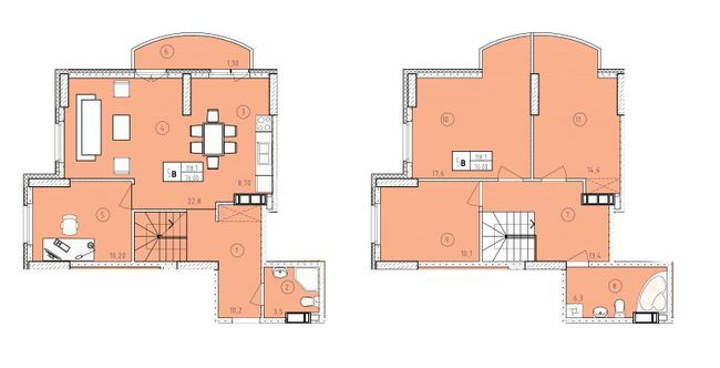 Дворівнева 116.98 м² в ЖК Башни Фонтана від 34 050 грн/м², Одеса