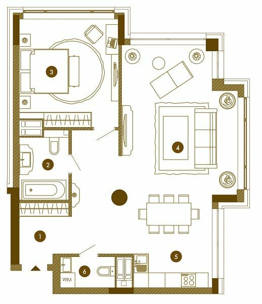 2-кімнатна 84.26 м² в ЖК Obolon Residences від 90 000 грн/м², Київ