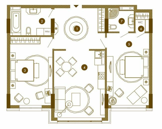 2-кімнатна 93.36 м² в ЖК Obolon Residences від 90 000 грн/м², Київ