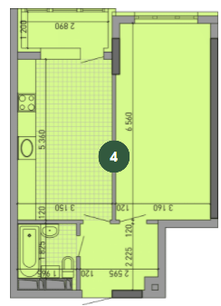 1-кімнатна 49.99 м² в ЖК Паркове місто від 34 350 грн/м², Київ