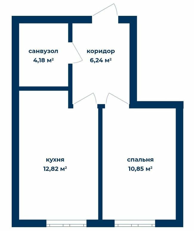 1-кімнатна 32.62 м² в КБ Liverpool House від 21 950 грн/м², Київ