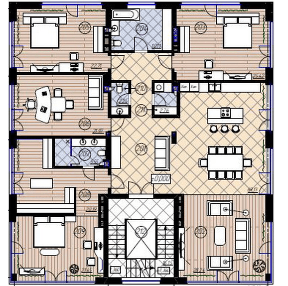 4-комнатная 250 м² в КД New York от 146 750 грн/м², Киев