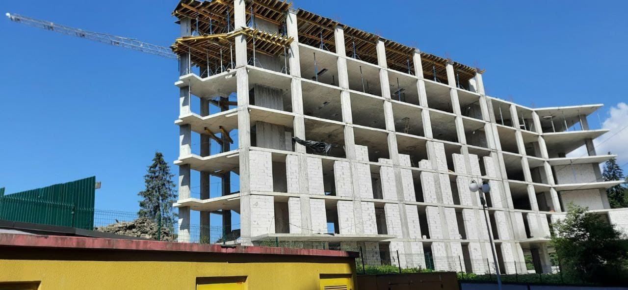 Ход строительства Апарт-комплекс Le Méandre, июль, 2021 год