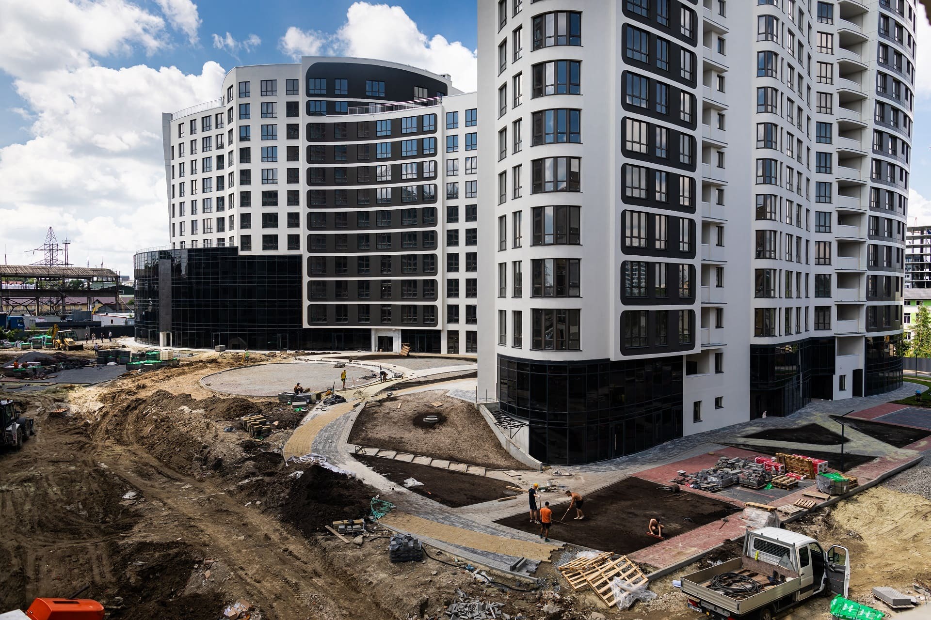 Ход строительства ЖК Парус City, июль, 2021 год