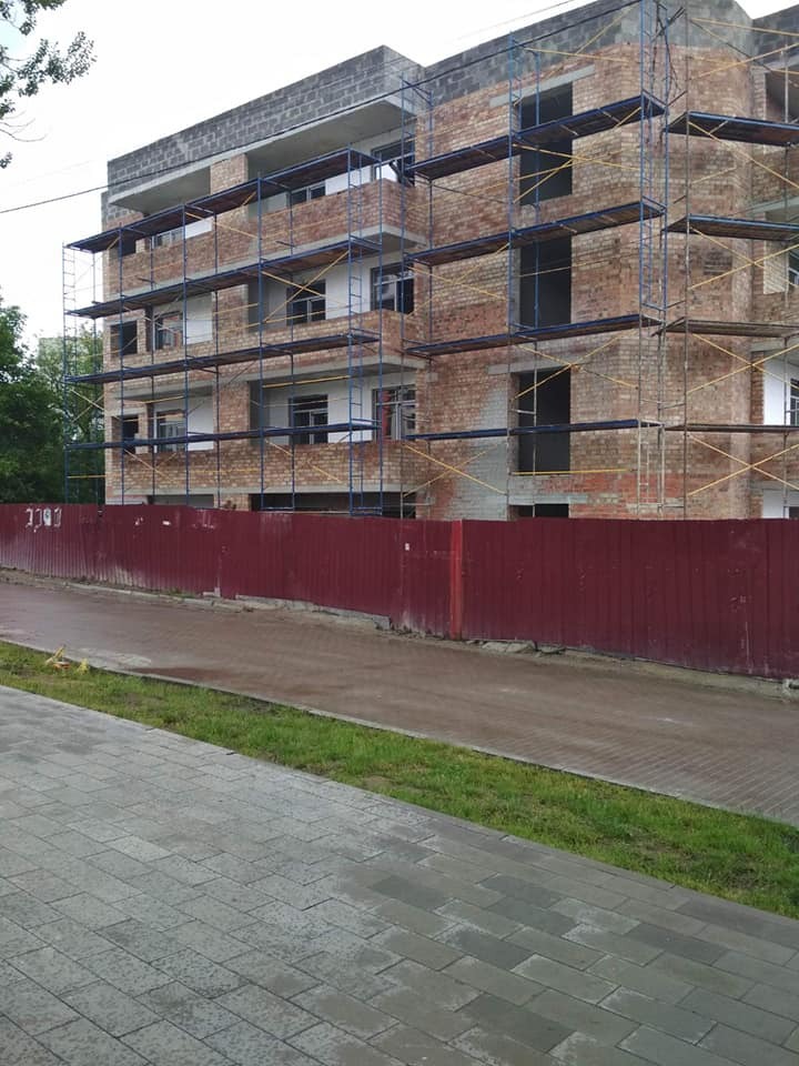 Хід будівництва ЖК на вул. На Нивах, 13А, черв, 2021 рік