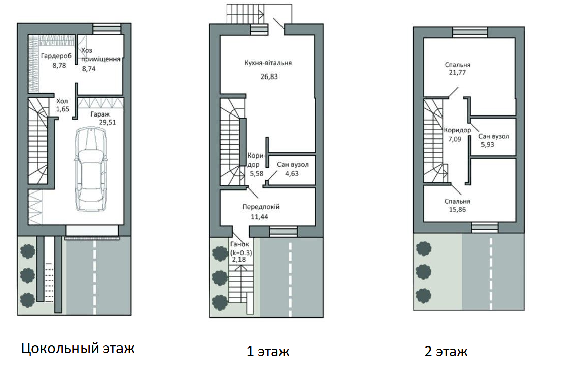 Таунхаус 1 сотка в Таунхаусы Borispol Village от 11 567 грн/м², г. Борисполь