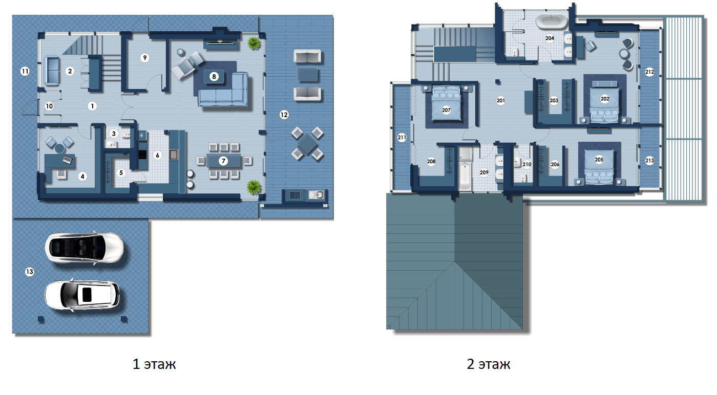 Коттедж 367 м² в КГ Riviera Village от 45 722 грн/м², с. Лебедевка