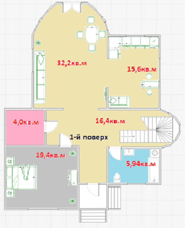 Коттедж 351.5 м² в КГ Новая Березовка от 13 457 грн/м², с. Березовка