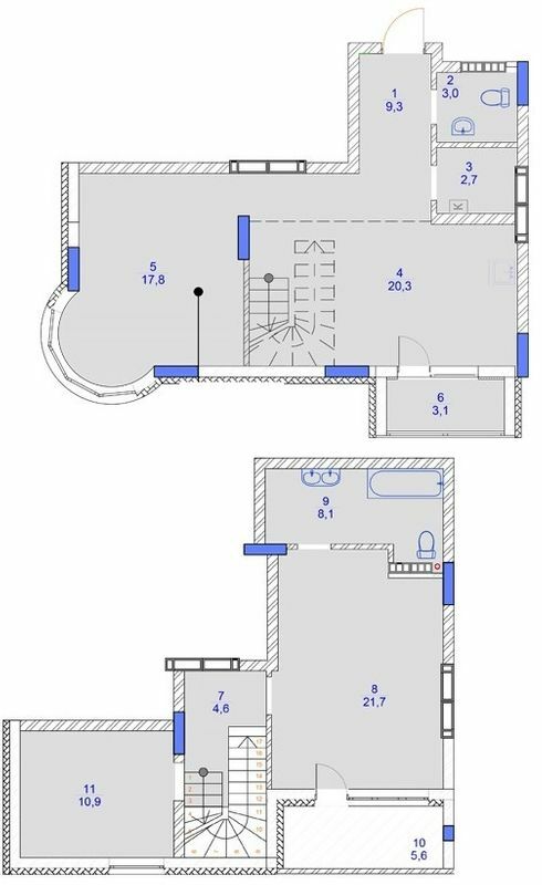 Дворівнева 102.6 м² в ЖК Садочок від 24 500 грн/м², с. Новосілки