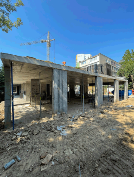 Ход строительства ЖК Дом на Янгеля, авг, 2021 год