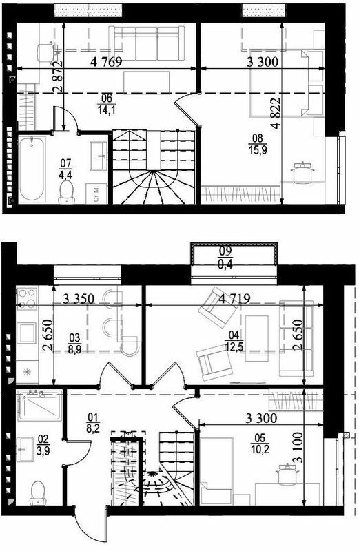 Двухуровневая 78 м² в ЖК City Lake от 17 500 грн/м², с. Шевченково