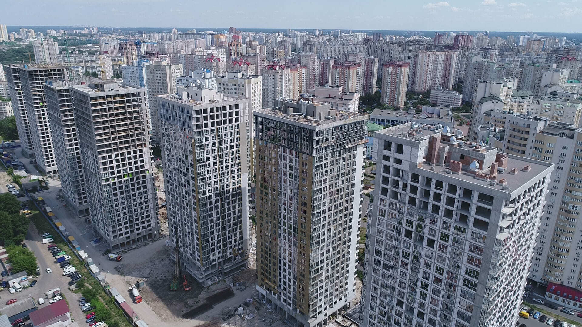 Хід будівництва ЖК Урлівський-1, серп, 2021 рік