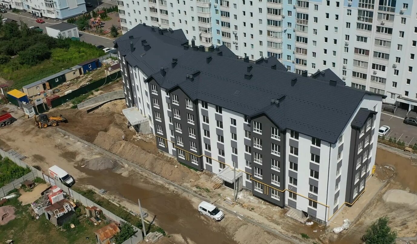 Ход строительства ЖК Антрацит, июль, 2021 год