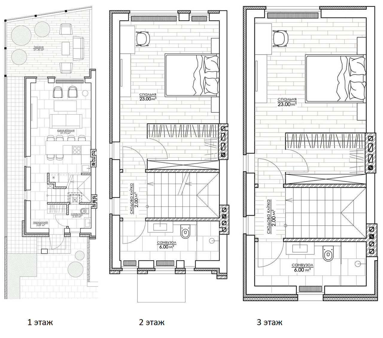 Таунхаус 117 м² в КП Riverside от 16 496 грн/м², г. Умань