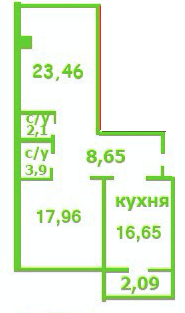 2-кімнатна 74.84 м² в ЖК на вул. Жабинського, 2Д, 2В, 2Г, 2Е від 15 500 грн/м², Чернігів
