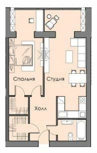 2-кімнатна 72.8 м² в ЖК Кращий будинок на Перемозі від 19 300 грн/м², Дніпро