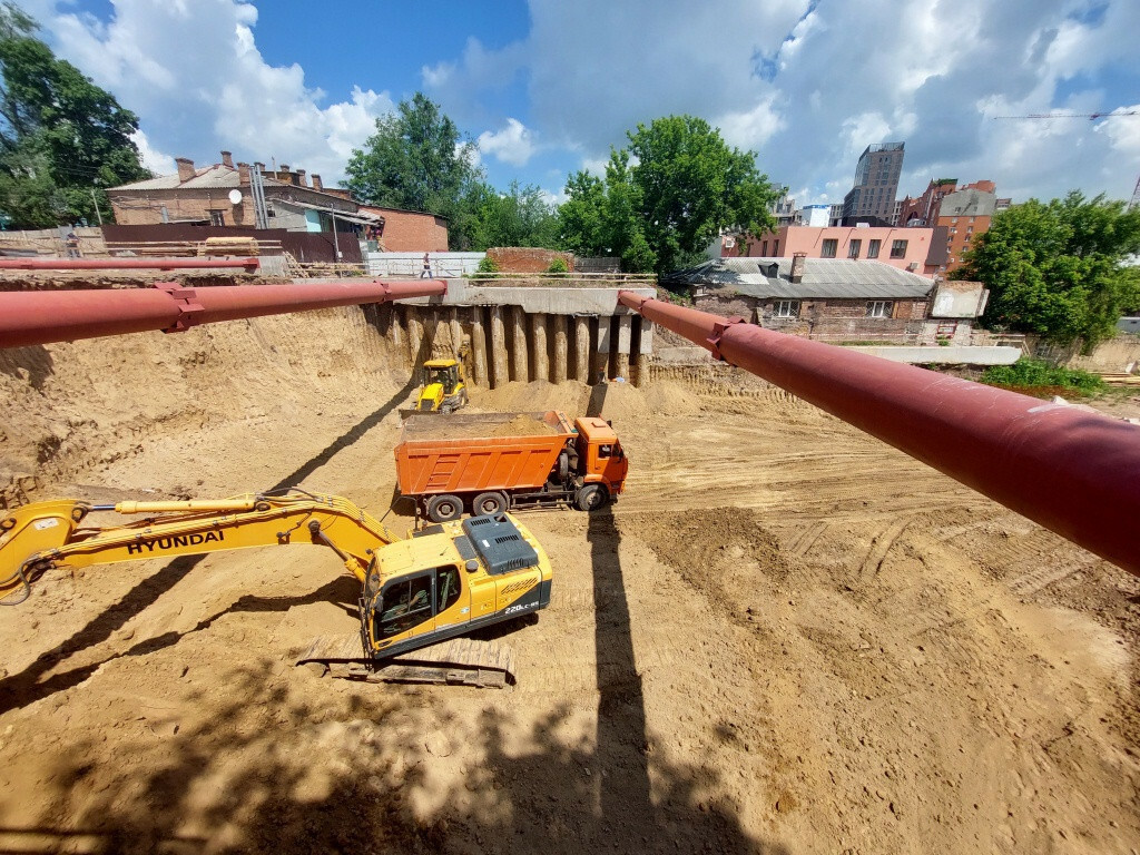 Ход строительства ЖК RESPECT HALL, июнь, 2021 год