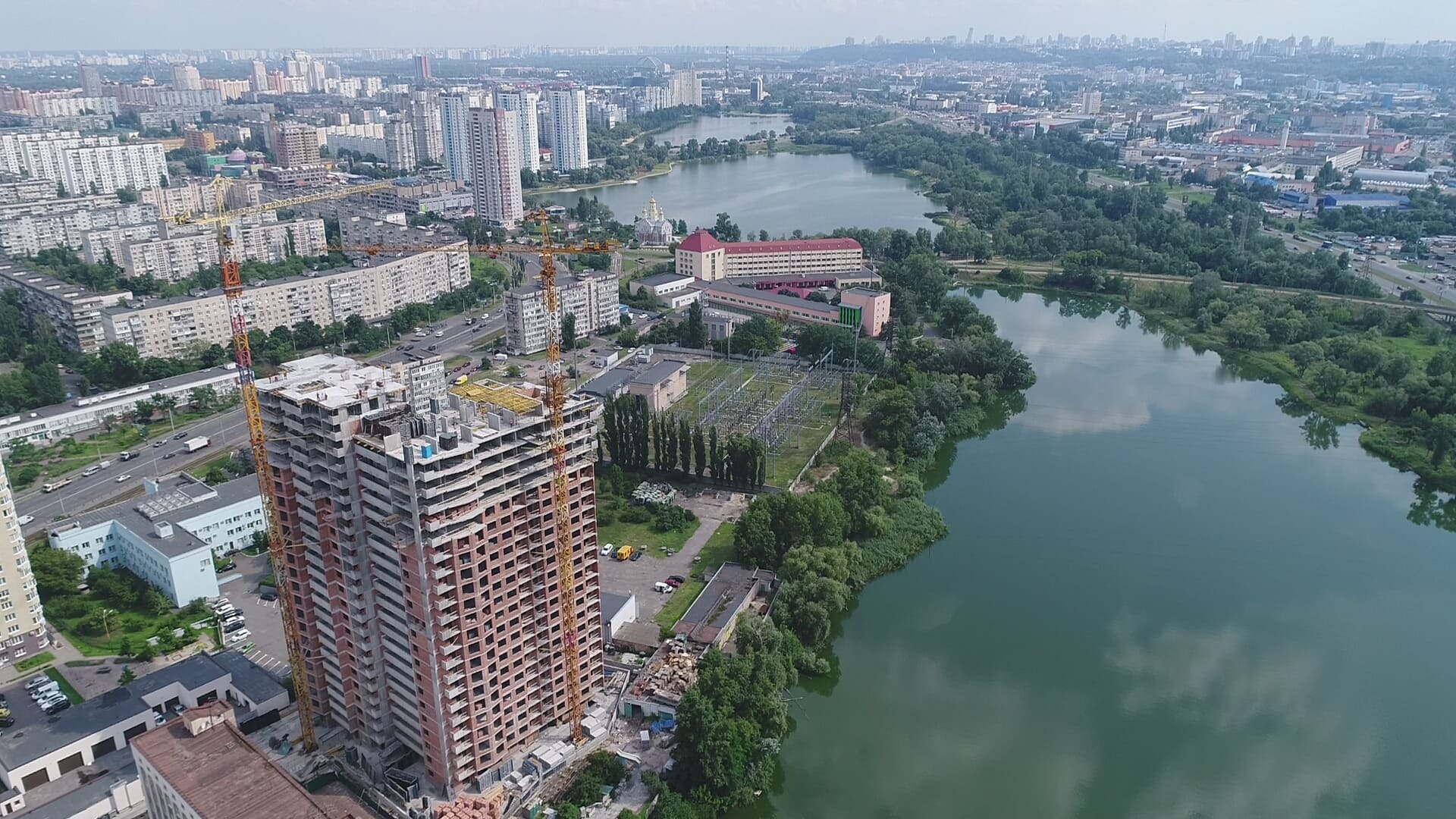 Хід будівництва ЖК LAKE HOUSE, серп, 2021 рік