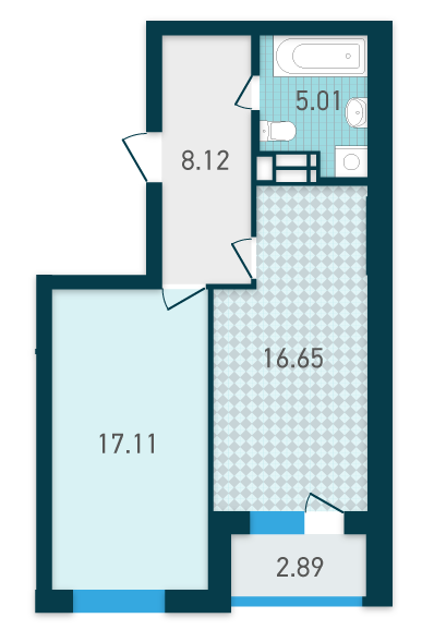 1-кімнатна 49.78 м² в ЖК GENESIS від 28 714 грн/м², Київ