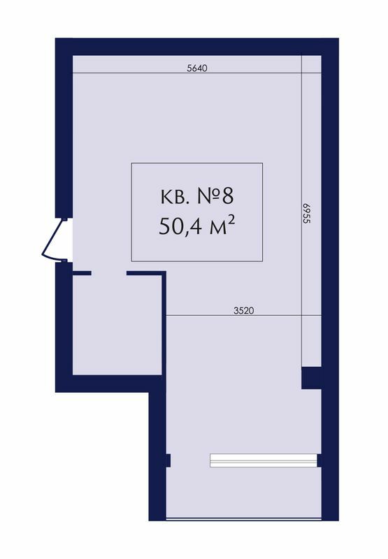 Свободная планировка 50.4 м² в ЖК MAGНИТ. Дом на Фонтане от застройщика, Одесса