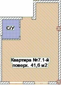 1-кімнатна 41.6 м² в ЖК Брусниця від 18 450 грн/м², Одеса
