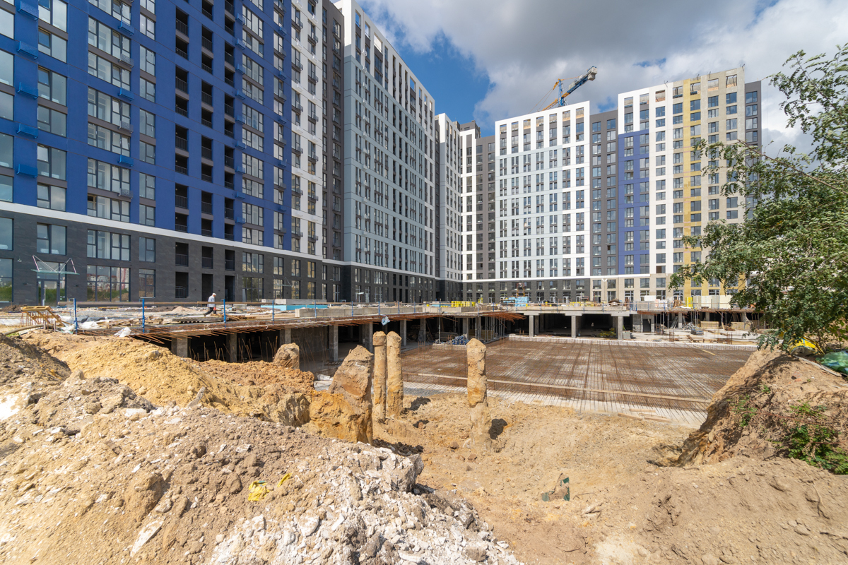 Хід будівництва ЖК SKY AVENUE, серп, 2021 рік