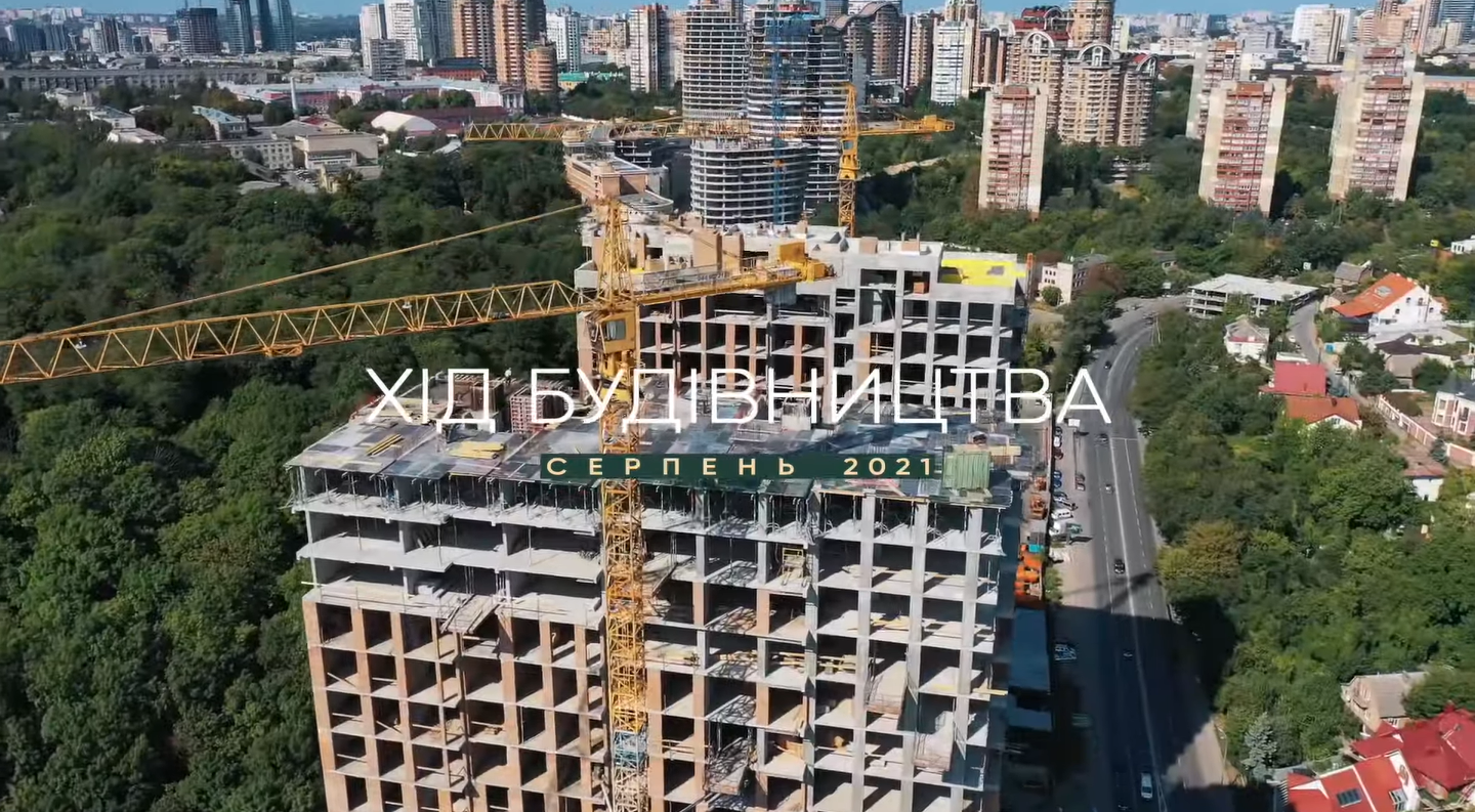 Ход строительства ЖК EDELDORF HILLS, авг, 2021 год