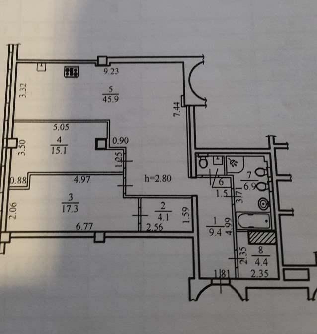 Продажа 2-комнатной квартиры 87 м², Владимира Вернадского ул., 35