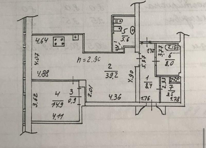 Продаж 90 м², Володимира Вернадського вул., 35Б К2