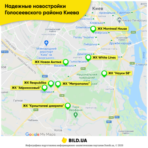 Надежные новостройки Голосеевского района Киева