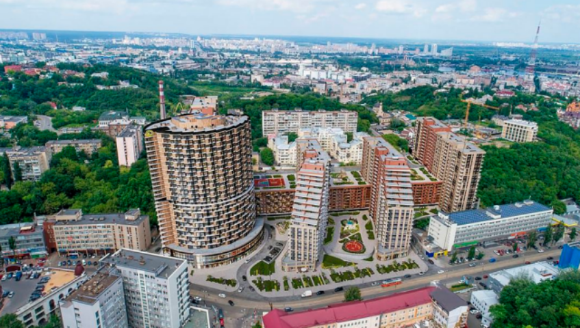 Строительство ЖК Mirax по состоянию на середину декабря 2019 года