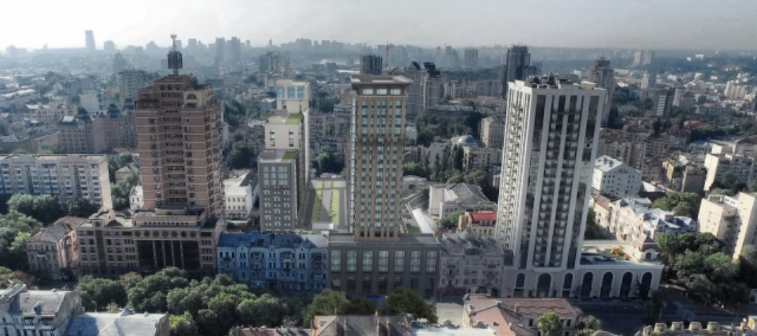 Будівельні роботи на майданчику ЖК «Ярославів Град» за жовтень 2019 року