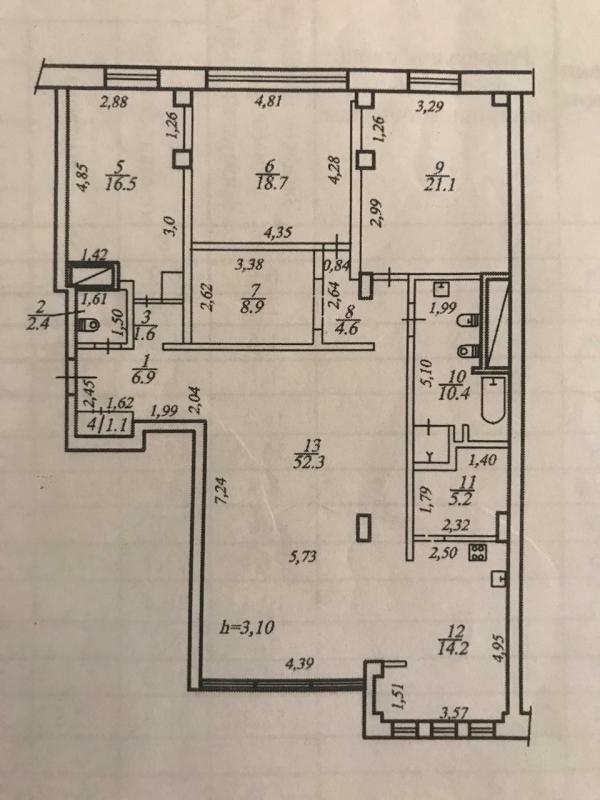 Продажа 4-комнатной квартиры 155 м², Василия Жуковского ул., 21А