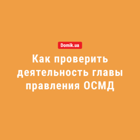 Правила проверки финансово-хозяйственной деятельности правления ОСМД