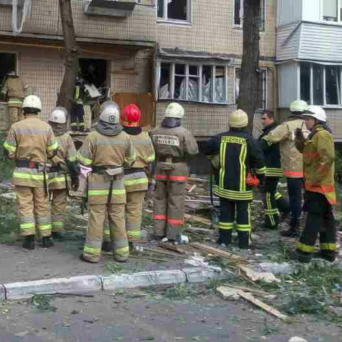 В Голосіївському районі Києва стався другий за місяць вибух у житловому будинку