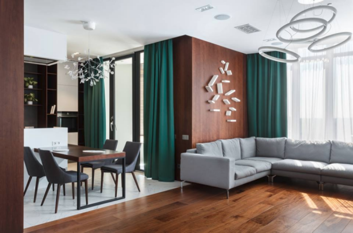 Дерево и мрамор в интерьере одесской квартиры от дизайн-студии Svoya studio