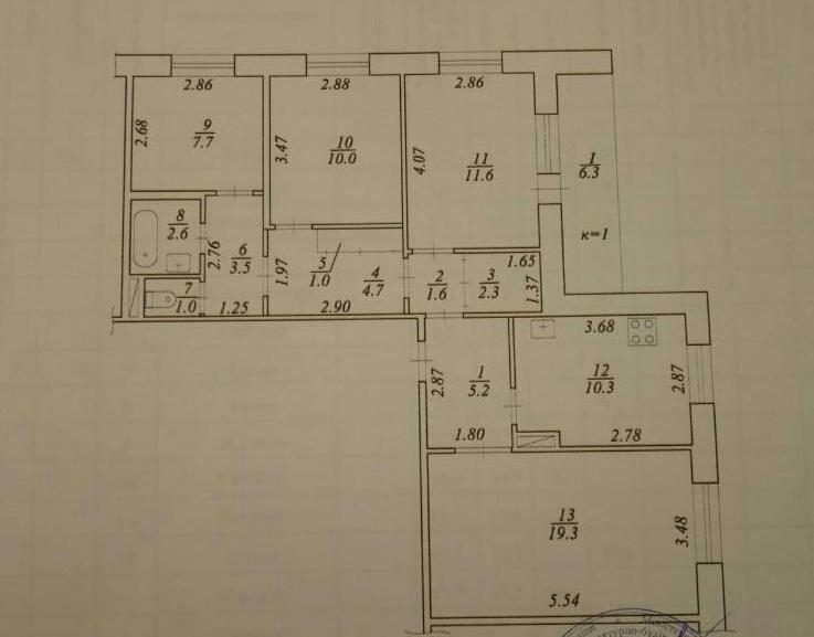 Оренда 2-кімнатної квартири 45 м², Метробудівська вул., 3