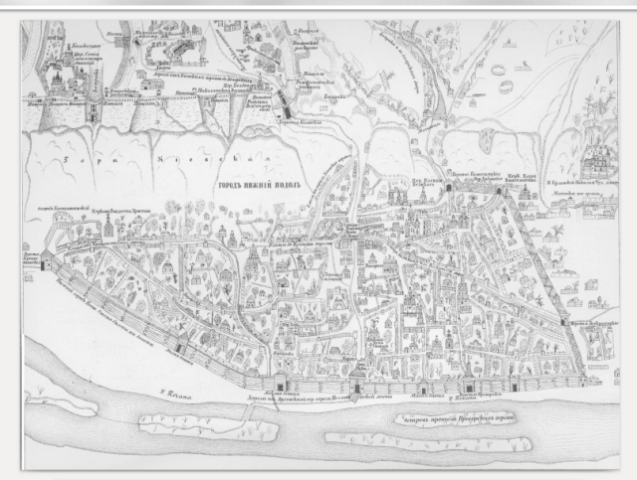 Фотофакт: план Киева образца 1695 года